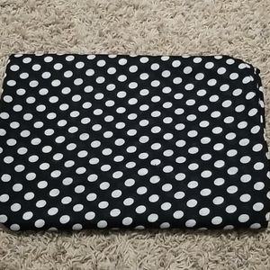 Polka dot infinity scarf